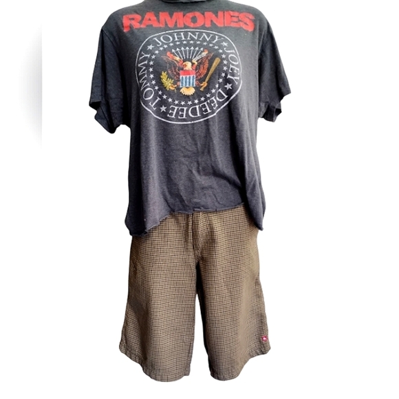 Quiksilver Men's Cargo Shorts - Brown - Picture 2 of 16